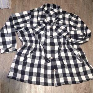 TORRID Shacket Jacket Brushed Cotton Plaid Size 4 - 26 Button Up